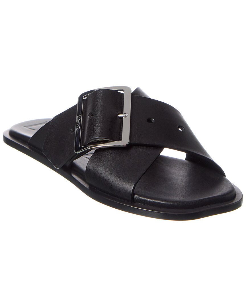 Loewe Petal Belt Leather Sandal