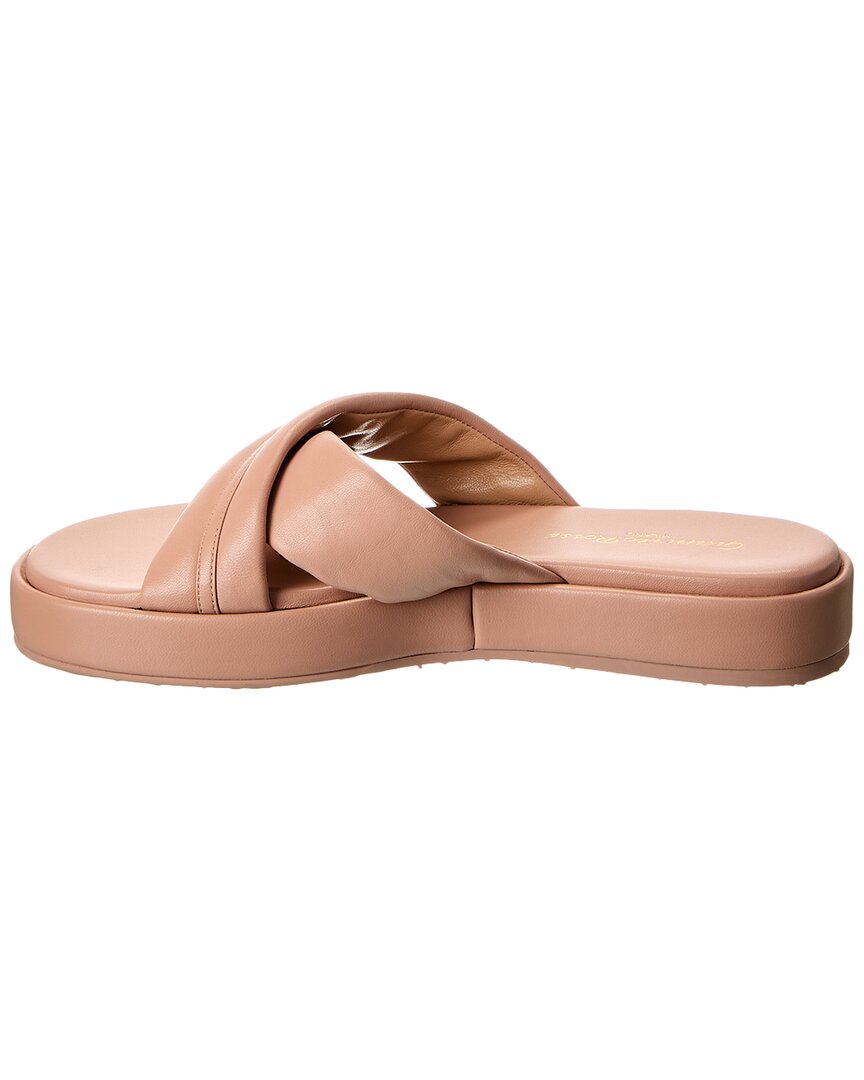 Gianvito Rossi Alima Leather Platform Sandal