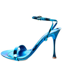 Gianvito Rossi Spice Ribbon 95 Leather Sandal