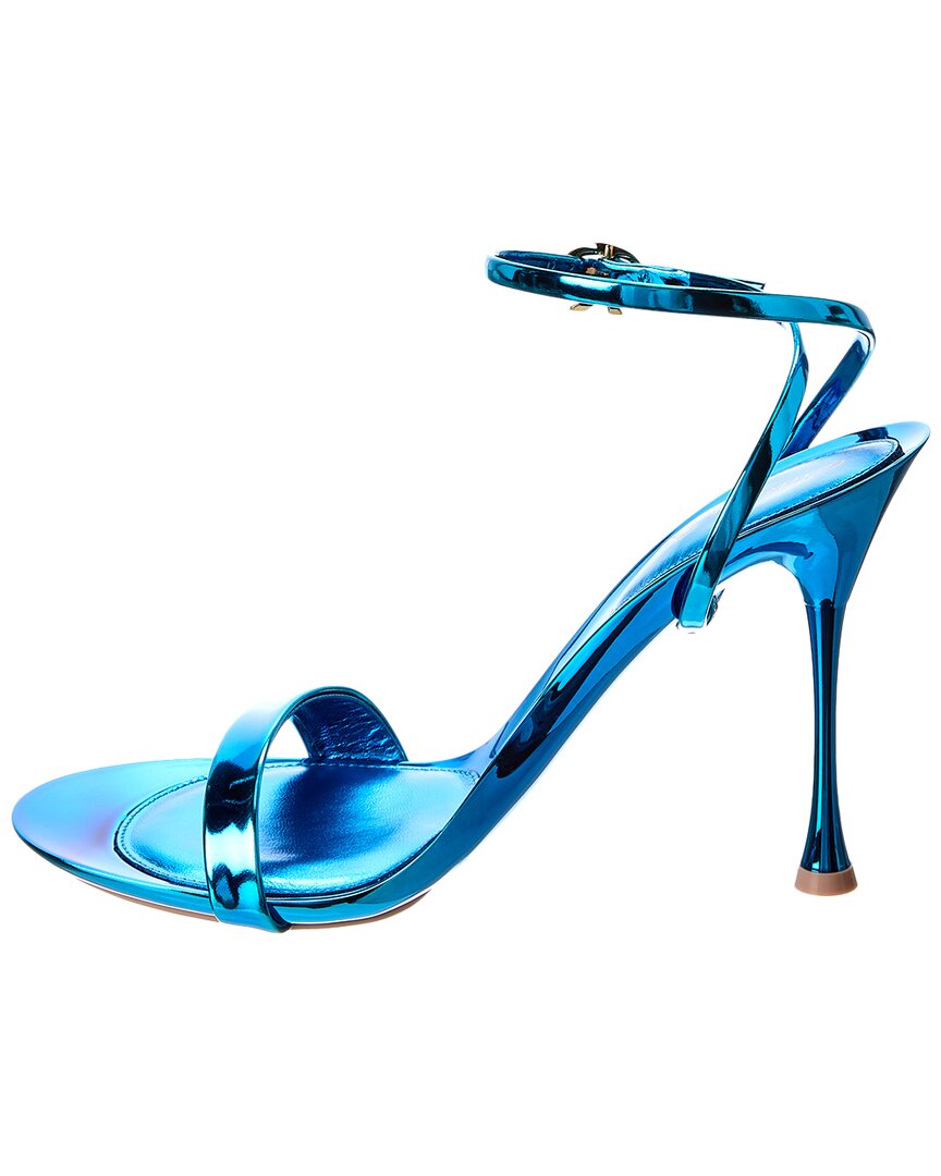 Gianvito Rossi Spice Ribbon 95 Leather Sandal