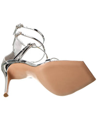 Gianvito Rossi Ribbon Uptown 105 Leather Sandal