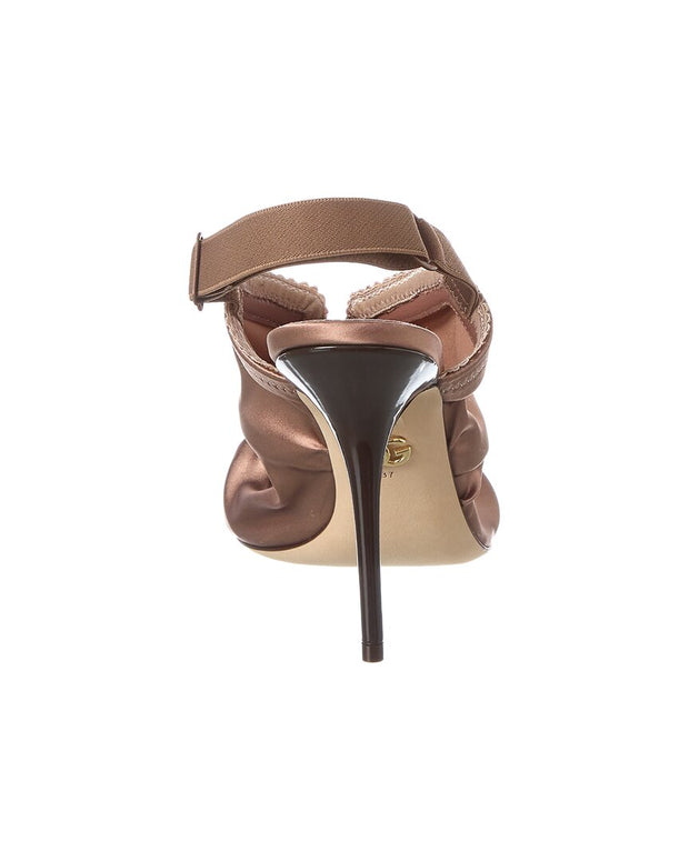 Dolce & Gabbana Corset Satin Slingback Sandal