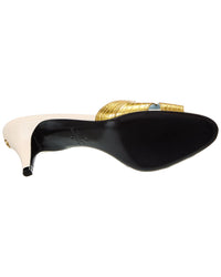 Valentino Foliefoliage 80 Leather Sandal