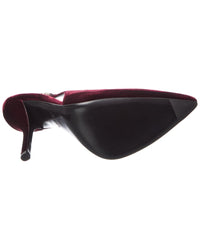 Gucci Gucci Signoria 100 Velvet Slingback Pump