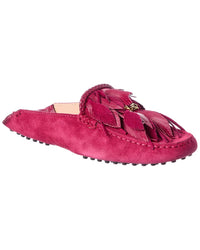 Tod's Feather Suede Loafer