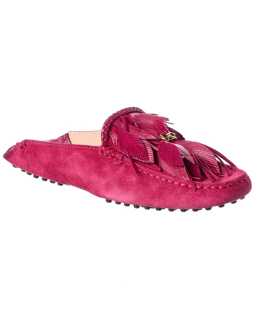 Tod's Feather Suede Loafer