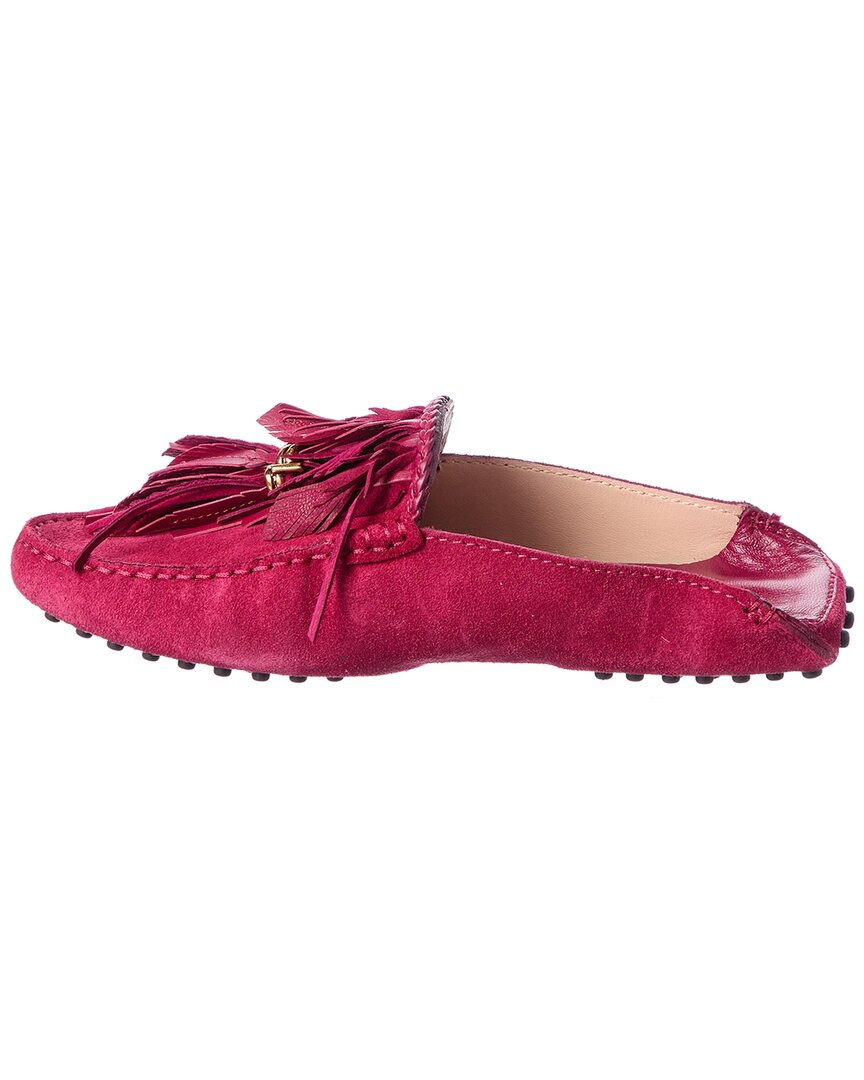 Tod's Feather Suede Loafer