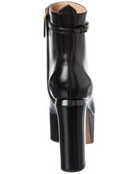 Valentino Tan-Go 155 Leather Platform Bootie