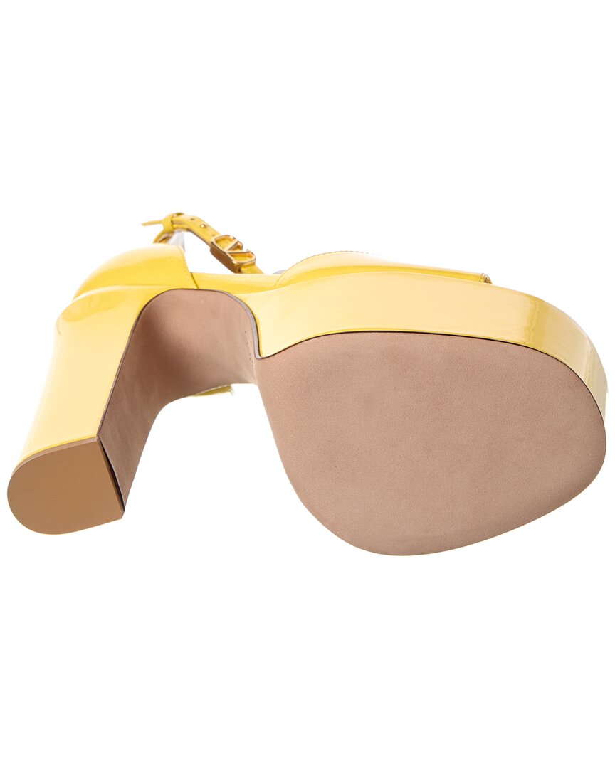 Valentino Tan-Go 155 Patent Platform Sandal