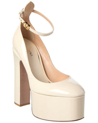 Valentino Tan-Go 155 Patent Platform Pump White