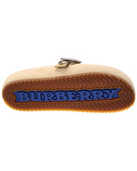 Burberry Burberry Urchin Suede & Canvas Mule