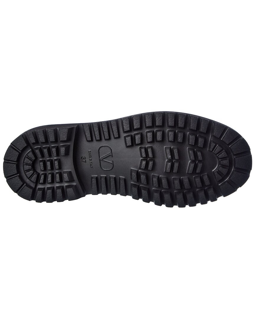 Valentino Vlogo Signature Leather Loafer
