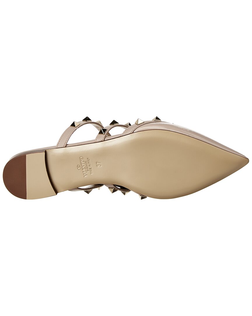 Valentino Rockstud Caged Patent Flat