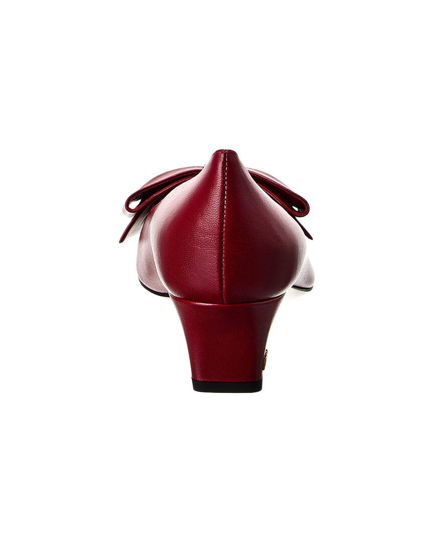 Valentino Bow 45 Leather Pump