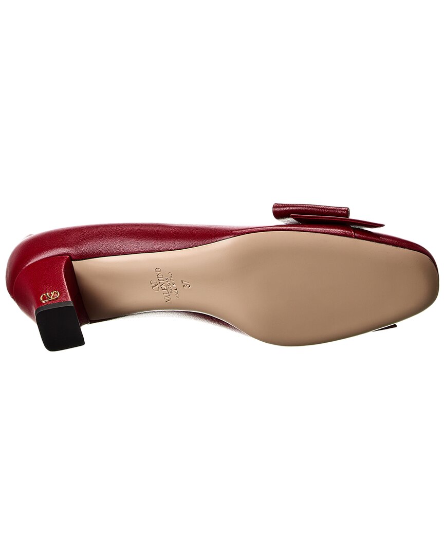 Valentino Bow 45 Leather Pump
