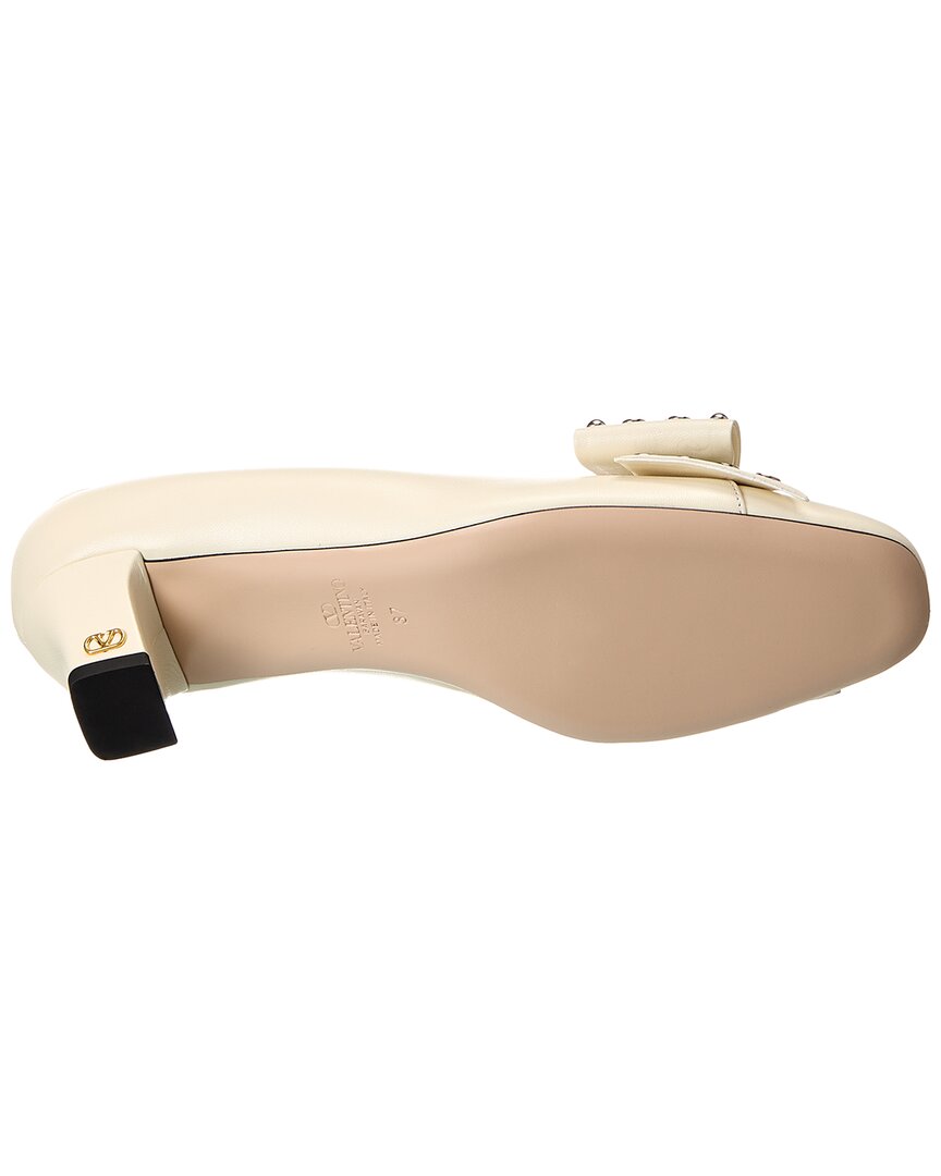 Valentino Bowow 45 Leather Pump