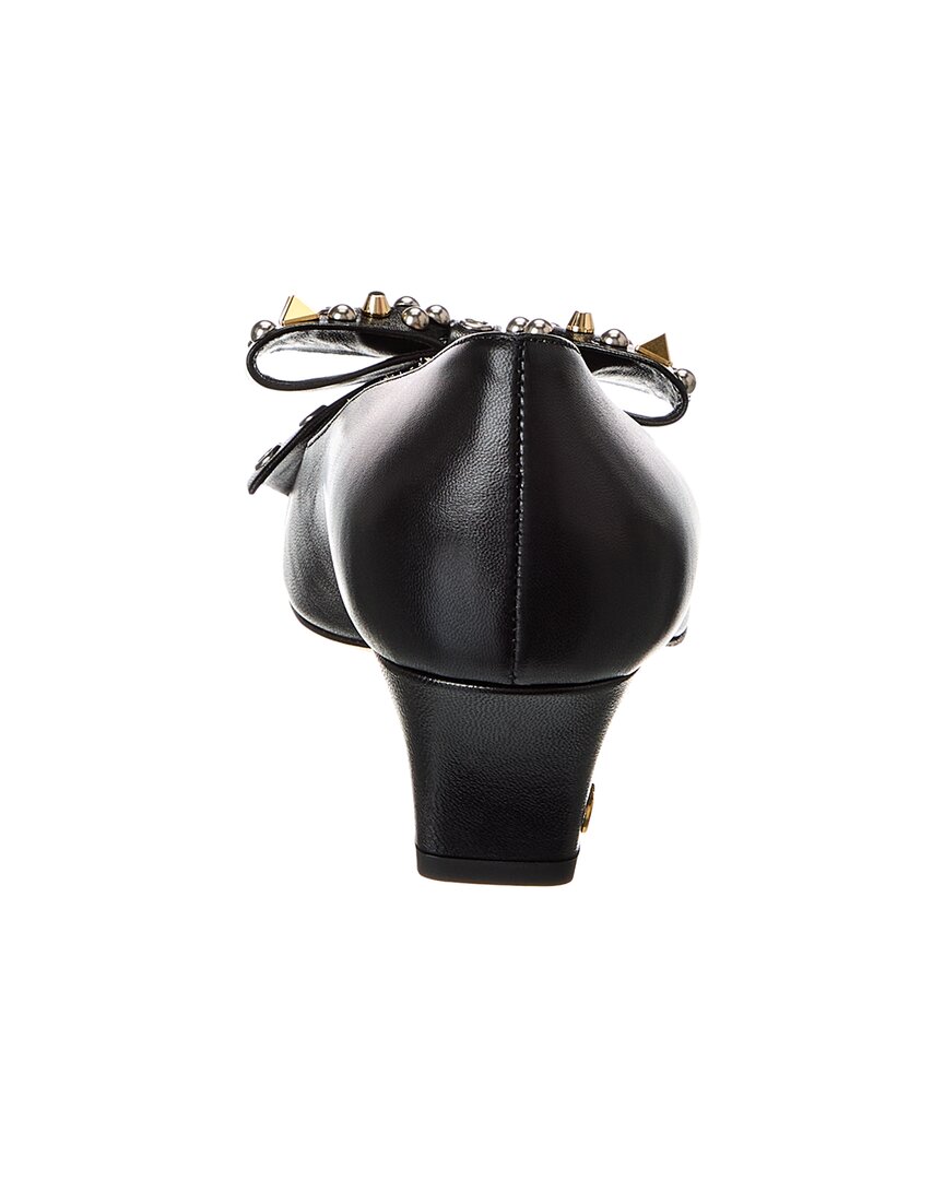 Valentino Bowow 45 Leather Pump