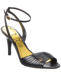 Valentino Ladycrush 85 Leather Sandal