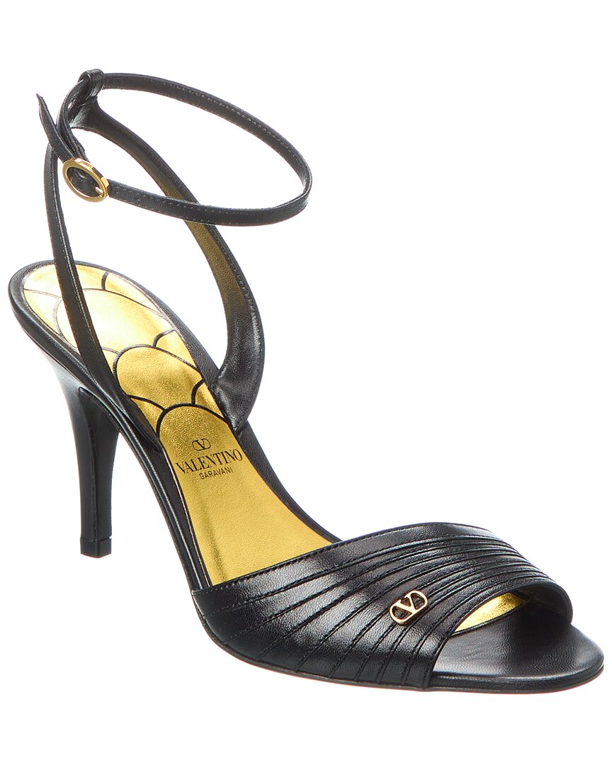 Valentino Ladycrush 85 Leather Sandal