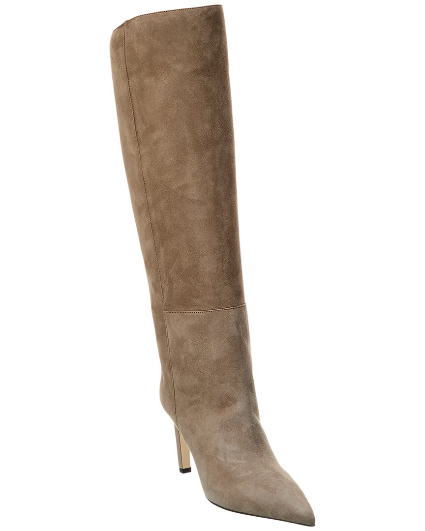 Jimmy Choo Alizze Kb 85 Suede Knee-High Boot