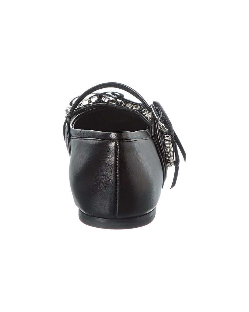 Jimmy Choo Loli Leather Ballerina Flat