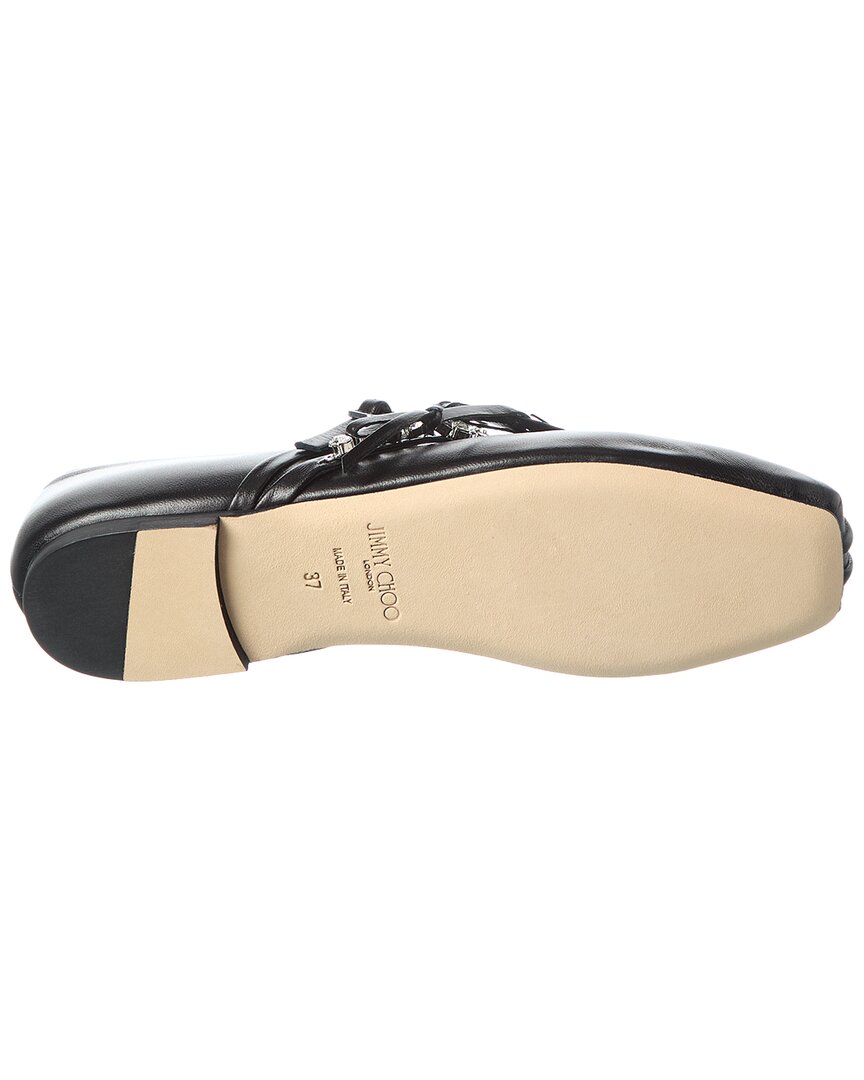 Jimmy Choo Loli Leather Ballerina Flat