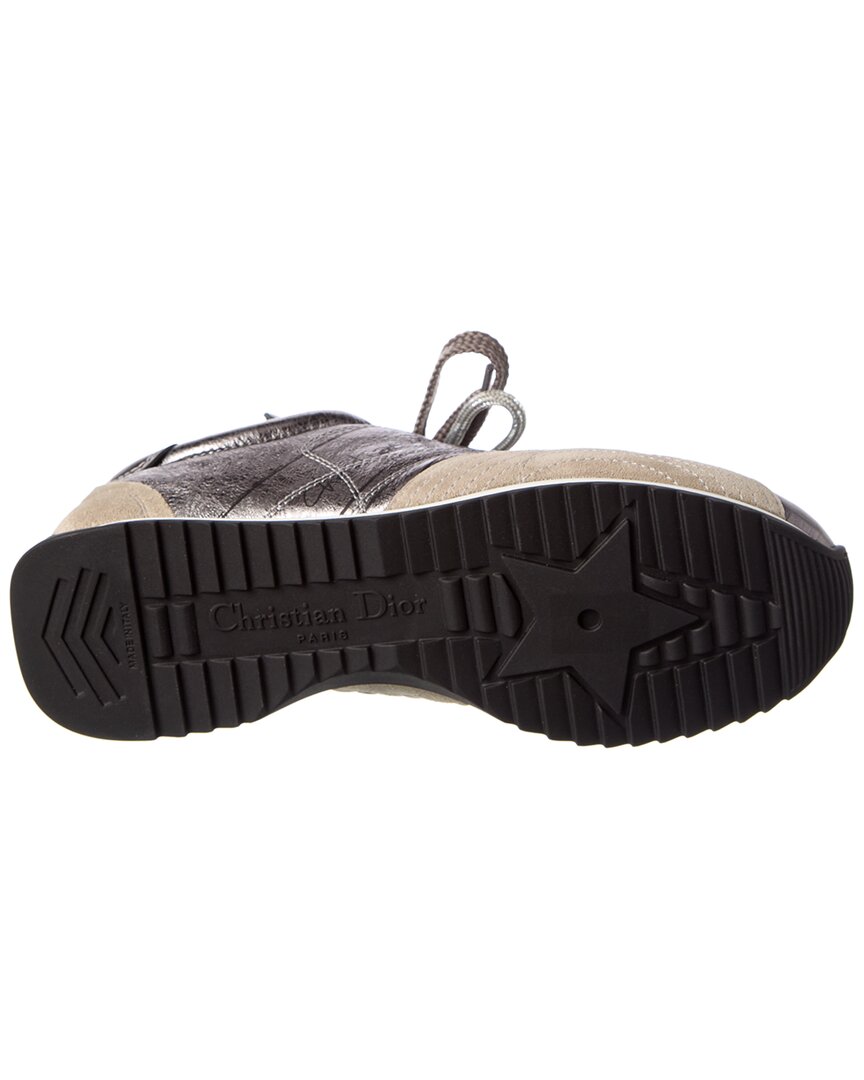 Dior D-Sketch Nylon & Leather Sneaker