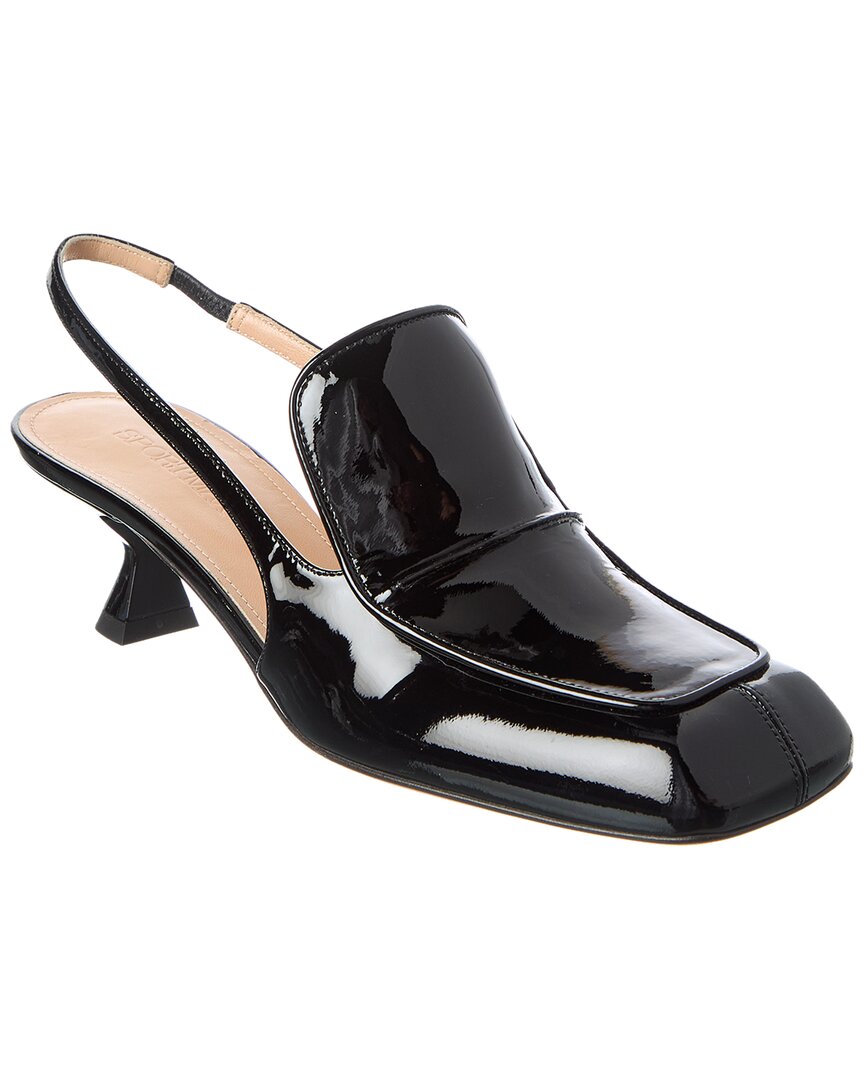 Sportmax Lazzaro Patent Slingback Pump Black