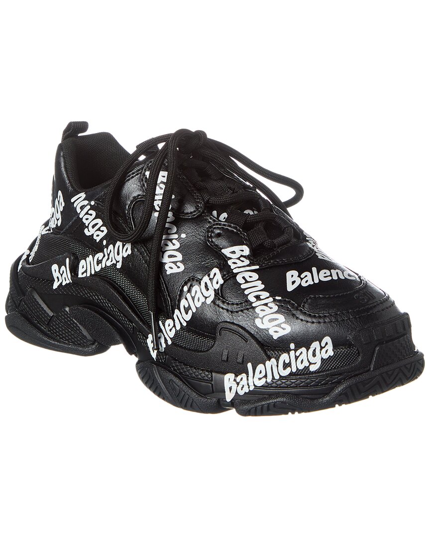 Balenciaga Triple S Logotype Sneaker Black