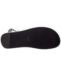 Saint Laurent Culver Leather Sandal