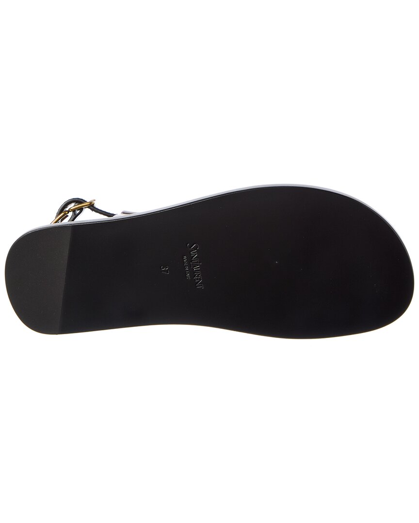 Saint Laurent Culver Leather Sandal