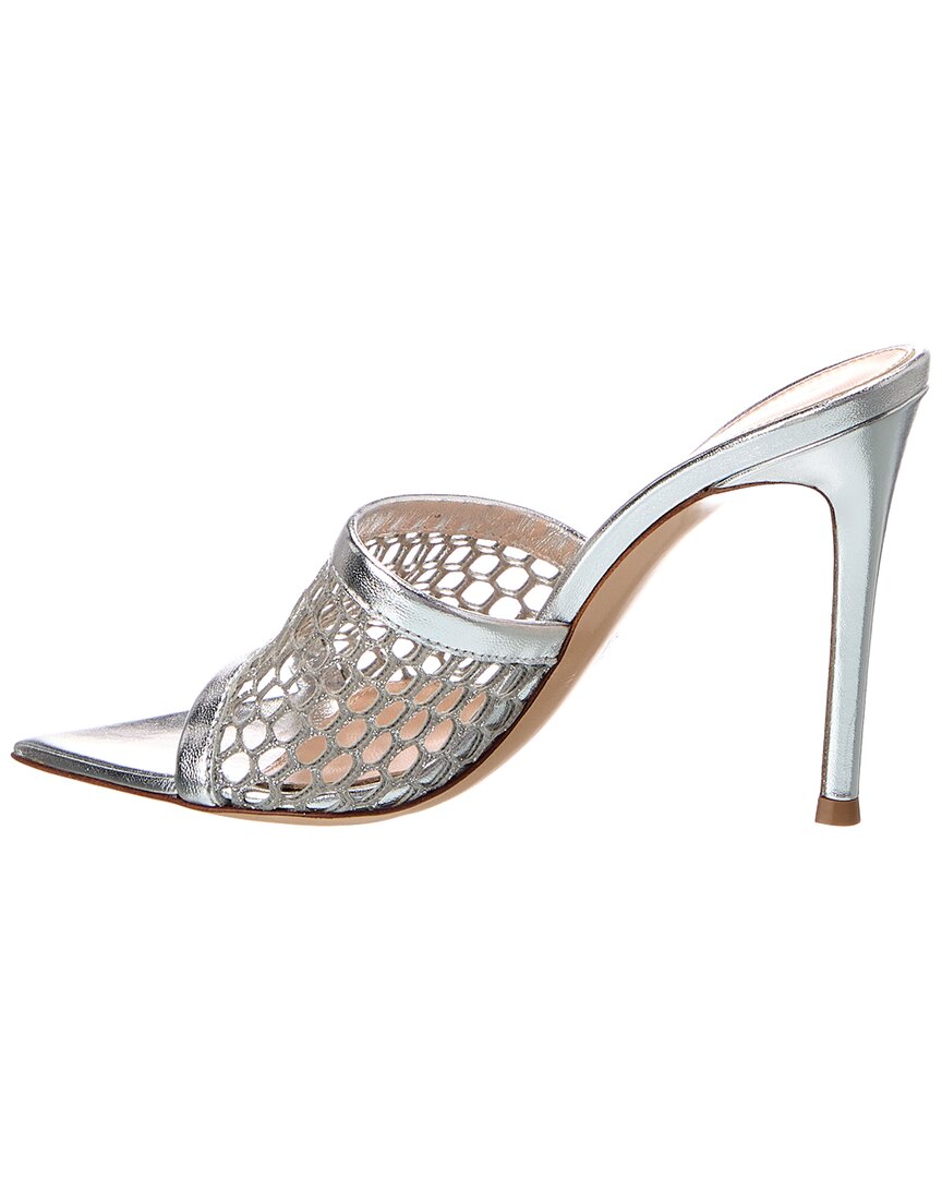Gianvito Rossi Gianvito Rossi Leather & Canvas Sandal