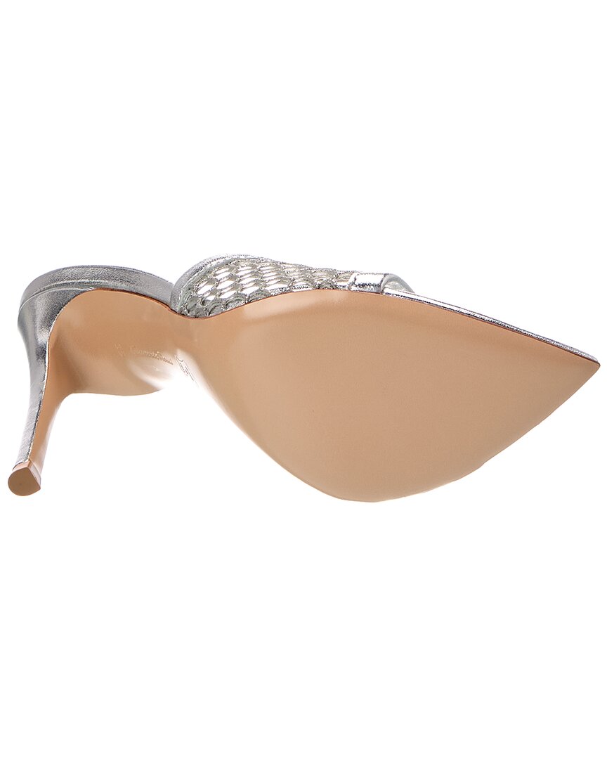 Gianvito Rossi Gianvito Rossi Leather & Canvas Sandal