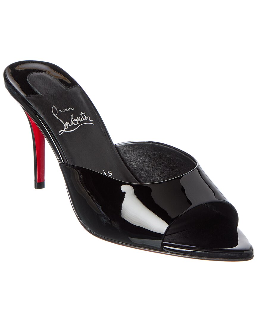 Christian Louboutin Miss Z 80 Patent Mule Black