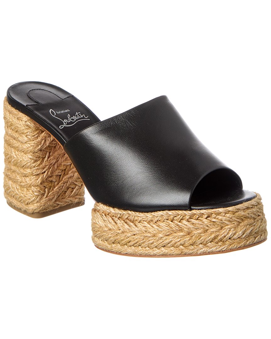 Christian Louboutin Calakala 85 Leather Mule – Bluefly