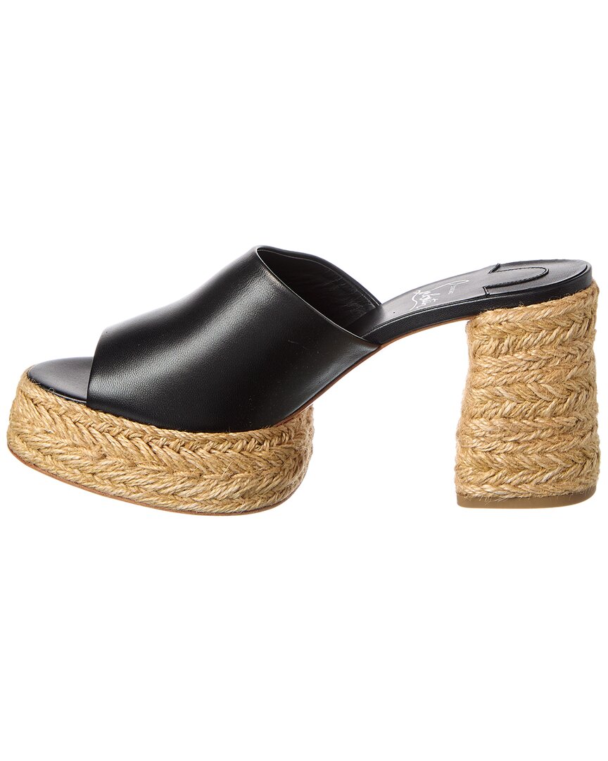 Christian Louboutin Calakala 85 Leather Mule