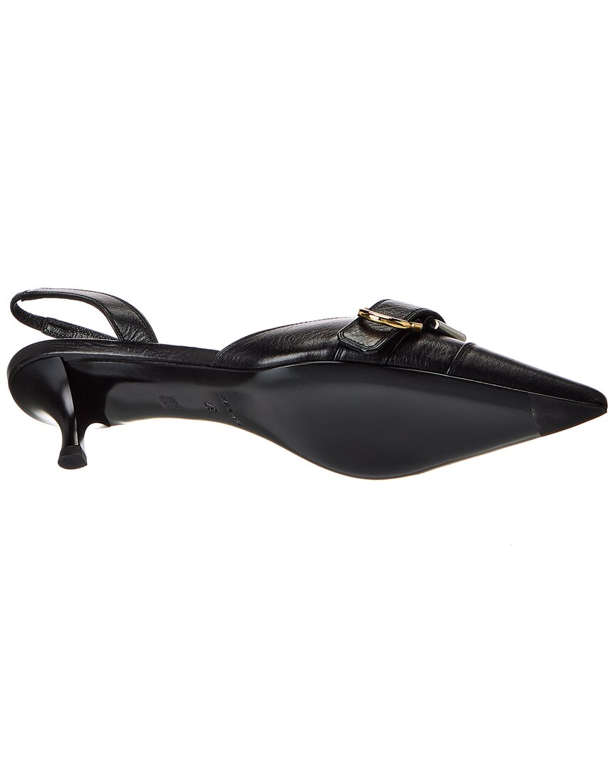 Givenchy Voyou Leather Slingback Pump