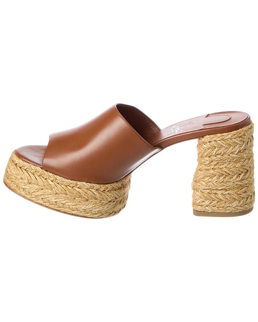 Christian Louboutin Calakala 85 Leather Mule