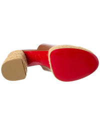 Christian Louboutin Calakala 85 Leather Mule