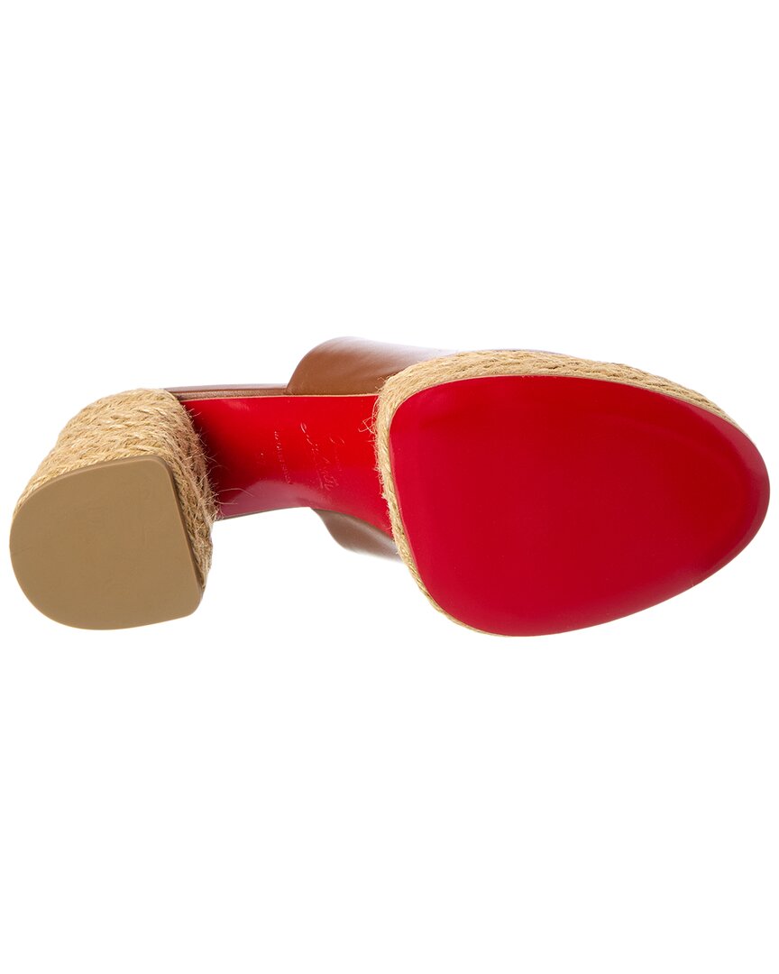Christian Louboutin Calakala 85 Leather Mule