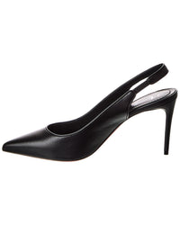 Christian Louboutin Sporty Kate 85 Leather Slingback Pump