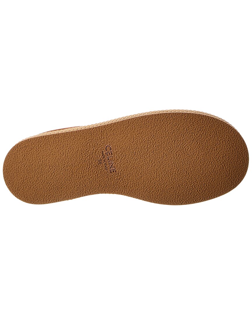 CELINE｜SLIPPERS (BOUBOU SLIPPERS IN SUEDE CALFSKIN (362 CELINE BOUBOU SLIPPERS IN Suede Calfskin - COGNAC | CELINE