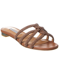 Aquazzura Moondust Suede Sandal 40.5 Brown Multi
