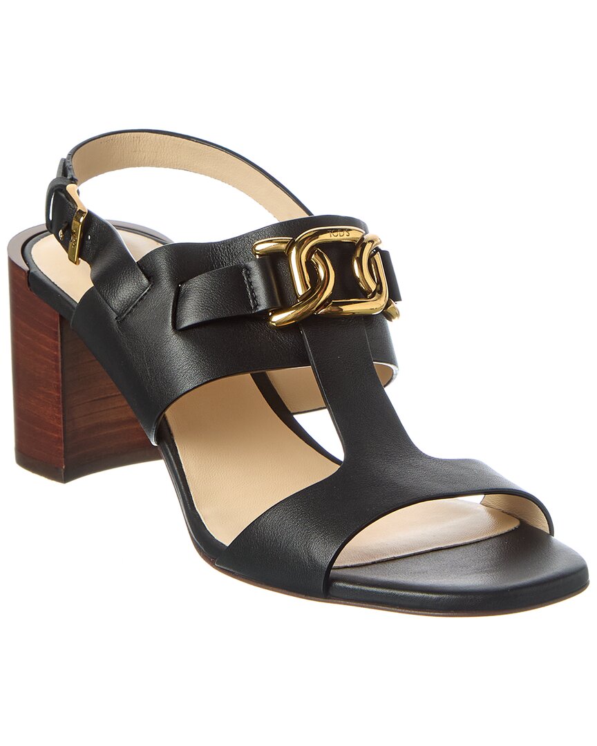 TOD's Tod's Logo Leather Sandal