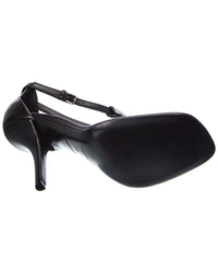 Burberry Toe Ring Leather Sandal