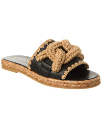 Tod’S Gomma Leather Sandal