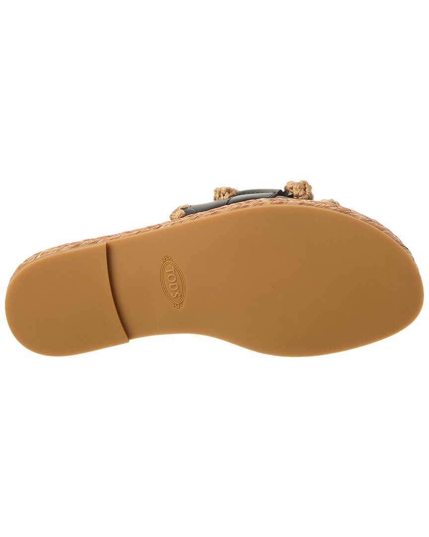Tod’S Gomma Leather Sandal