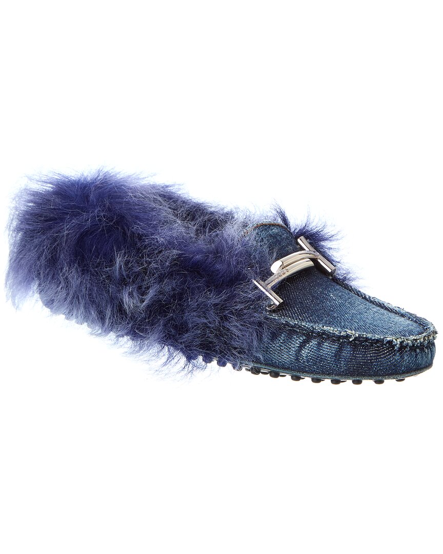 Tod’S Gommino Denim Loafer