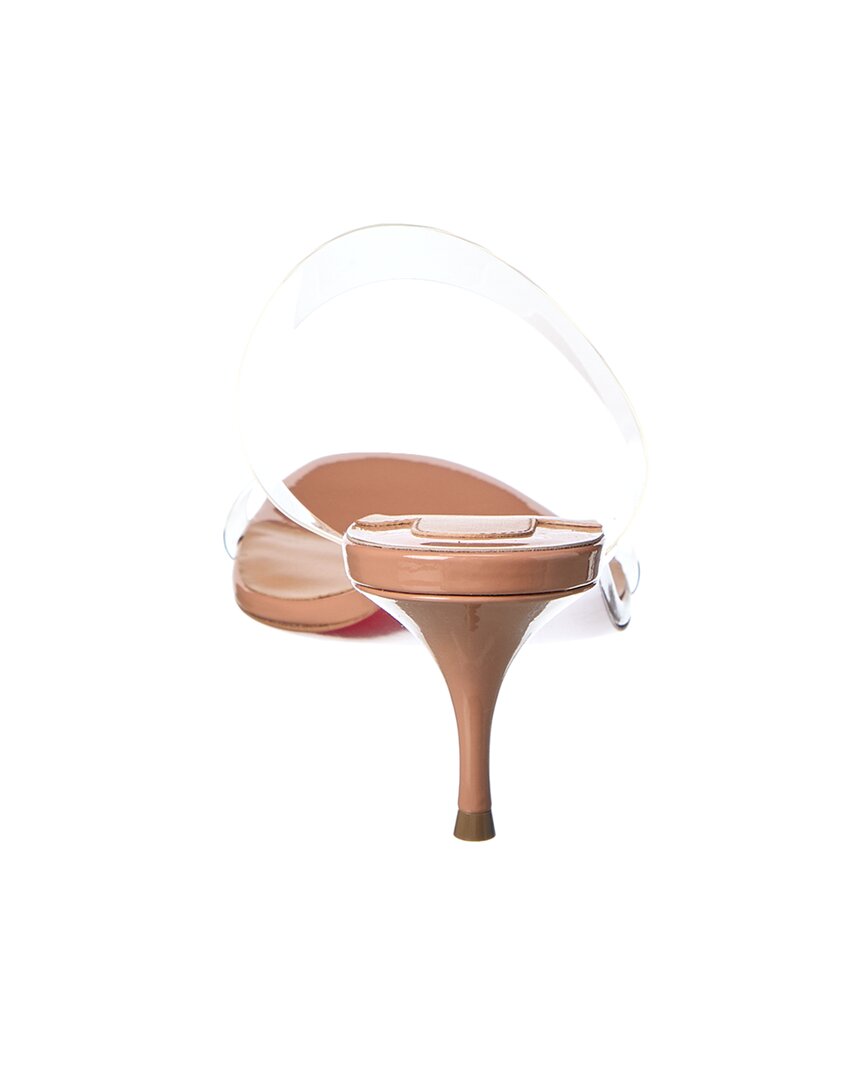 Christian Louboutin Just Nothing 55 Patent & Pvc Sandal