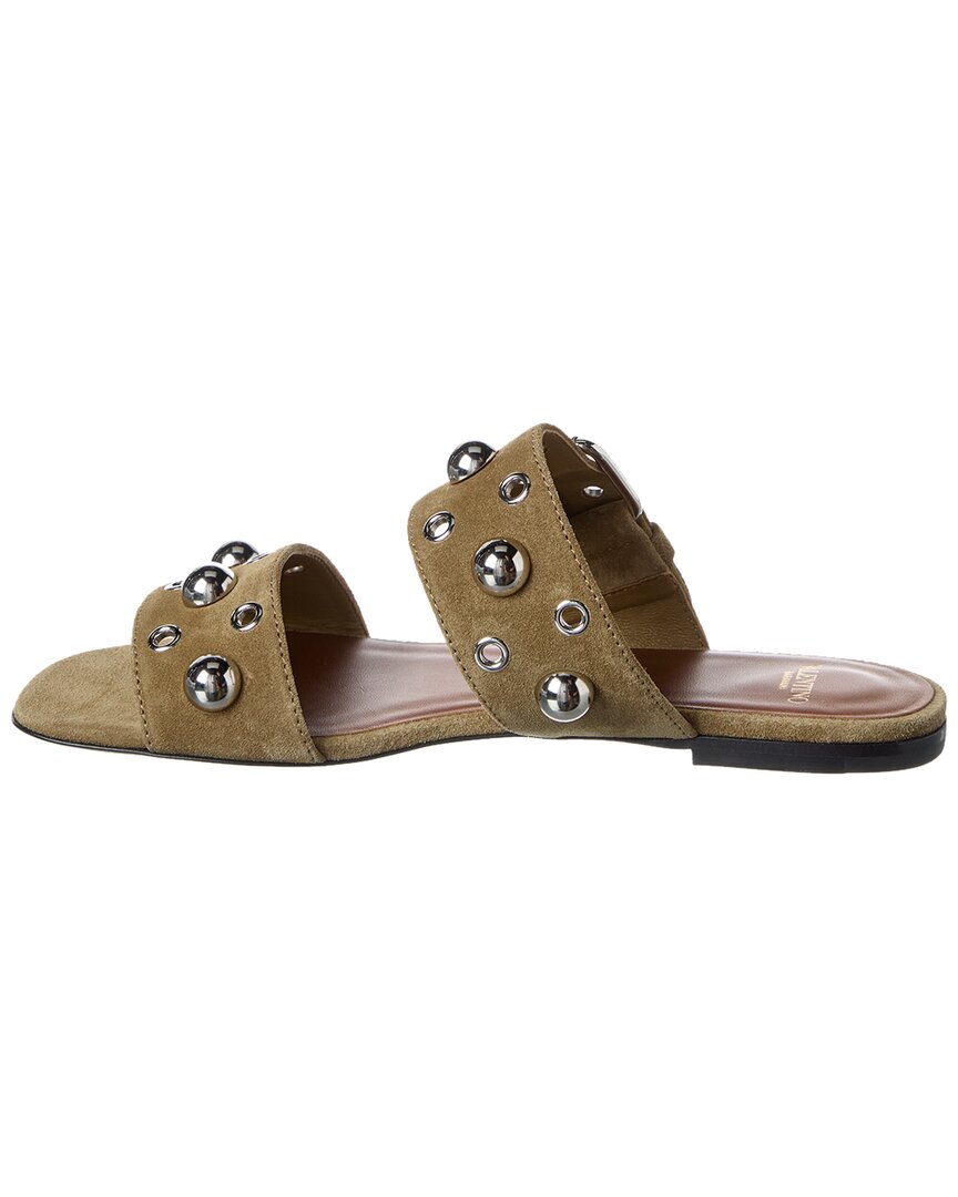 Valentino Nellcote Crust Suede Sandal